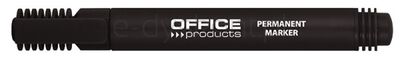 Office Products Marker permanentny okrągły, 1-3mm (linia), czarny [BIURO]