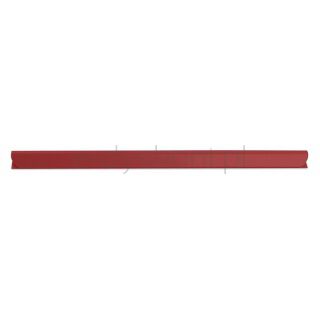 Donau Listwa zaciskająca, PVC, A4, 6mm, do 60 kartek, czerwona