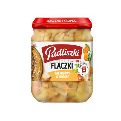 Pudliszki Flaczki wieprzowe w rosole 450g