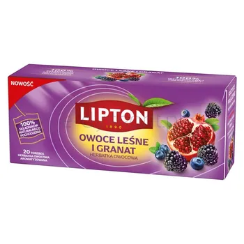 Lipton Herbata Fruit Owoce Leśne I Granat 20Tb