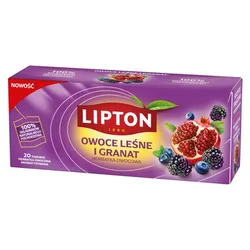 Lipton Herbata Fruit Owoce Leśne I Granat 20Tb