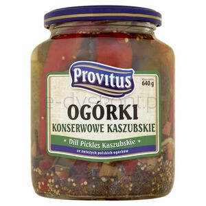 Provitus Ogórki Konserwowe Kaszubskie 640G