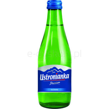 Woda Ustronianka gazowana 330ml