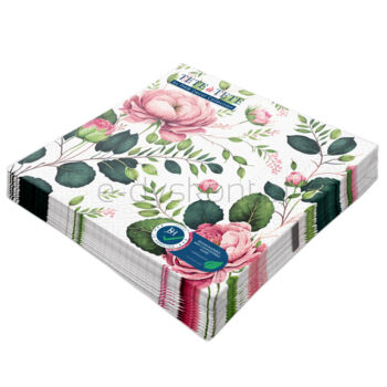 TETE a TETE Serwetki 3 ply 1/4 Lunch 33 cm x 33 cm Noble Roses 20 szt.