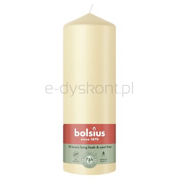 Bolsius Świeca Pieńkowa 200/68 Essentials Owsiany Beż