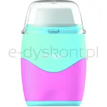 Keyroad Temperówka plastikowa z gumką pastel, podwójna, blister, mix kolorów  - 3