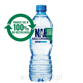 Nałęczowianka Naturalna woda mineralna niegazowana 0,5 l rPET