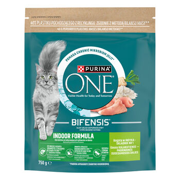 Purina One Indoor bogata w indyka i pełne ziarna 750 g
