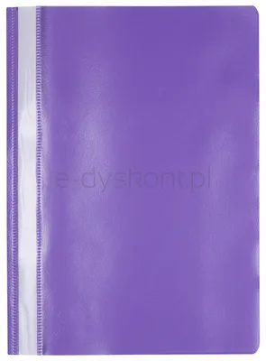 Skoroszyt OFFICE PRODUCTS, PP, A4, miękki, 100/170mikr., fioletowy
