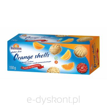 Balviten Herbatniki Orange Shells Bezglutenowe 150G