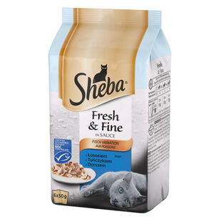 Sheba Mini Rybne Dania W Sosie 6*50G