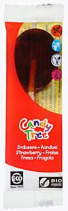 Lizak Truskawkowy Bezglutenowy Bio 13 G - Candy Tree [BIO]