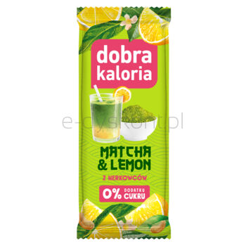 dobra kaloria Baton MATCHA & LEMON 35 g