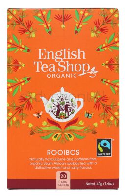 English Tea Shop Herbatka Rooibos (20X2) Bio 40 G