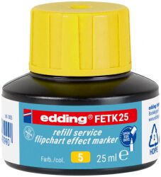 Edding Tusz do uzupełniania markerów do flipchartów e-FETK 25 żółty