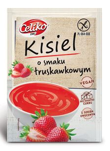 Kisiel O Smaku Truskawkowym Bez Dodatku Cukru Bezglutenowy 40 G - Celiko [BIO]