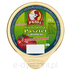*Profi Wielkopolski Pasztet Z Drobiem I Pomidorami 250 G