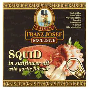 Kalmary W Oleju Z Czosnki.Fjk Giana 80 G