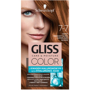 Gliss Color Krem Koloryzujący 7-7 Ciemny Miedziany Blond 142,5 Ml