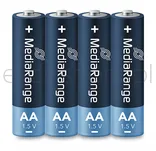 Mediarange Baterie alkaliczne Premium Mignon AA, LR6, 1,5V, 4szt. - 2