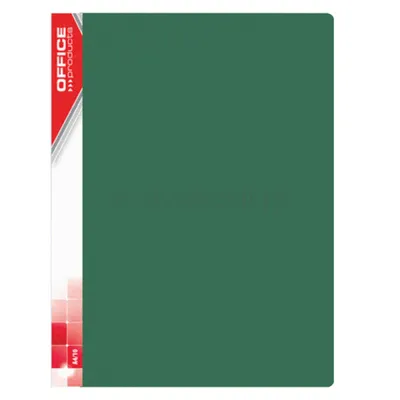 Office Products Teczka Ofertowa Pp, A4, 850Mikr., 40 Koszulek, Zielona 