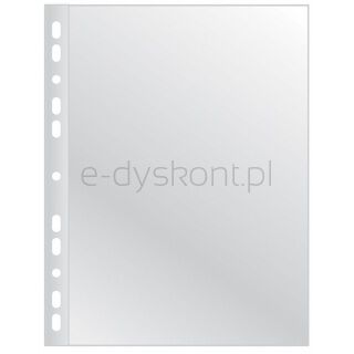 Q-Connect Koszulki na dokumenty poszerzane, PP, A4, groszkowe, 40mikr., 100szt.