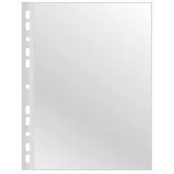 Q-Connect Koszulki na dokumenty poszerzane, PP, A4, groszkowe, 40mikr., 100szt.