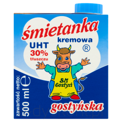 Gostyń Śmietanka Kremowa UHT 30% 500Ml