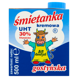 Gostyń Śmietanka Kremowa UHT 30% 500Ml