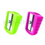 Keyroad Temperówka plastikowa Easy-Sharp, pojedyncza, w plastikowej tubie, mix kolorów - 2