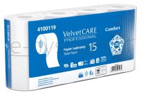 Velvet Papier Toaletowy Celulozowy Professional, 2-Warstwowy, 138 Listków, 15M, 8Szt., Biały - 2