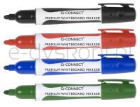 Q-Connect Marker Do Tablic Premium, Gum. Rękojeść, Okrągły, 2-3Mm (Linia), Niebieski  - 2