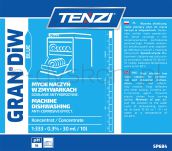Płyn do mycia naczyń w zmywarkach Tenzi, Gran Diw Blue, 10l - 2