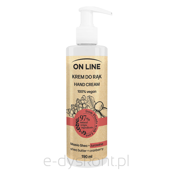 On Line Krem Do Rąk From Plants With Love Żurawina  Masło Shea 190 Ml