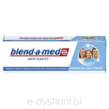 Blend-A-Med Pasta Do Zębów Anti-Cavity Z Aktywnym Fluorem Dla Ochrony Przed Ubytkami 75 Ml