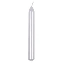 Świeca stołowa prosta DONAU HOME, lakierowana, 20x170 mm, 10 szt., biała