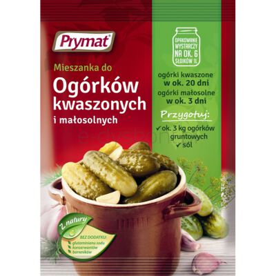 Prymat Mieszanka Do Ogórków Kwaszonych I Małosolnych 40G 