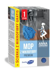 Anna Zaradna Mop Z Mikrofibry + Ścierka Z Mikrofibry Gratis