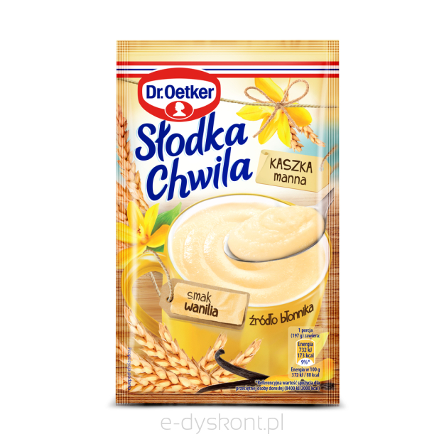 Dr.Oetker Słodka Chwila Kaszka Manna Waniliowa 47,5G