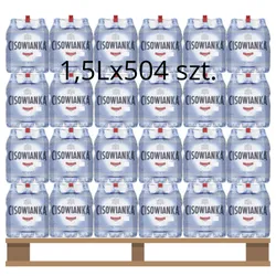 Woda Cisowianka Gazowana 1,5Lx504 szt.(Paleta)