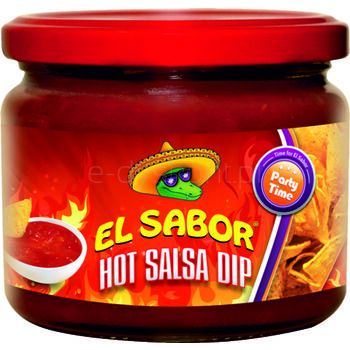 El Sabor Dip Hot Salsa 300 G