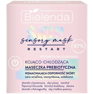 Bielenda Skin Restart Sensory Mask Kojąco-Chłodząca Maseczka Prebiotyczna 50 Ml