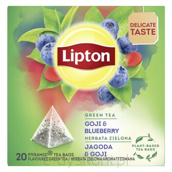 Lipton Herbatka Piramidki Jagoda Goji 20TB