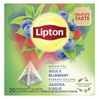 Lipton Herbata Piramidki Jagoda Goji 20Torebek