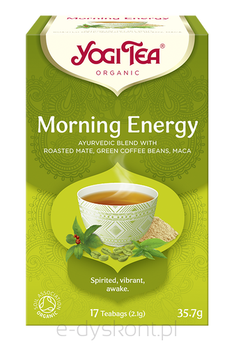 Herbatka Poranna Energia (Morning Energy) Bio (17 X 2,1 G) 35,7 G - Yogi Tea [BIO]