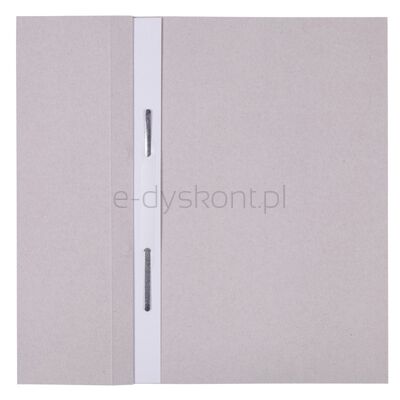 Skoroszyt OFFICE PRODUCTS Budget, karton, z oczkiem, nadruk, 1/2, A4, 250gsm, biały