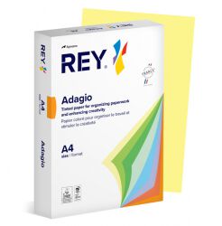 Rey Adagio Papier ksero A4, 160gsm, 49 żółty kanarkowy pastel *RYADA160X471 R100, 250 ark.