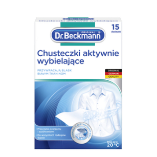 Dr.Beckmann Chusteczki Aktywnie Wybielające 15 Szt.