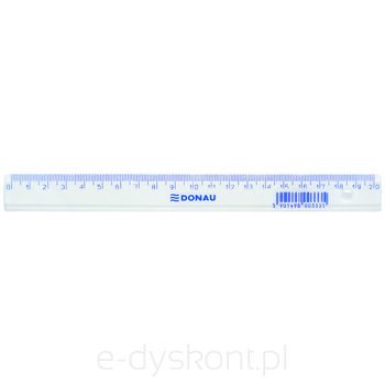 Linijka DONAU 20cm zawieszka transparentna