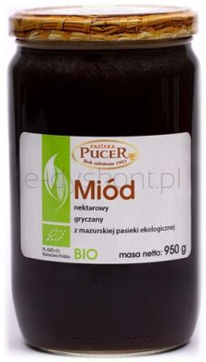 Pucer Miód Gryczany Bio 950 G